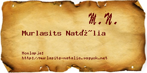 Murlasits Natália névjegykártya